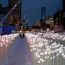 'entre les rangs' light exhibit at boston seaport small photo