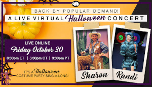 skinnamarink halloween costume party sing a long w sharon  randi photo