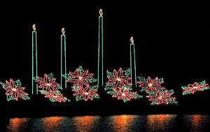 north shore holiday lights show photo