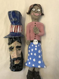 presidential clay folklore dolls outdoor workshop photo
