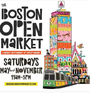 boston open market at copley square  boylston street photo