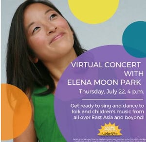 summer reading concert with elena moon park virtual photo