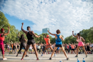 river fit summer fitness series on the esplanade photo