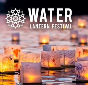 water lantern festival photo