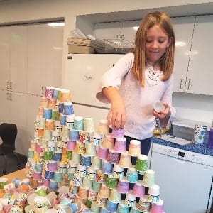 everyday engineering cup towers photo