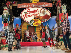 santas wonderland at bass pro shops photo