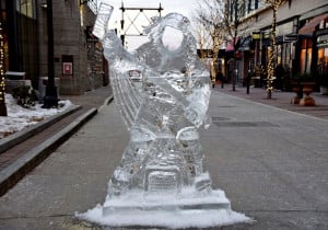 ice sculpture stroll at assembly square photo