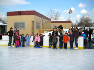dcr kelly outdoor ice skating rink photo