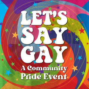 let's say gay  a community pride event photo