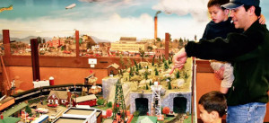 model trains railroads exhibit photo