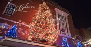 macys holiday tree lighting in downtown crossing photo