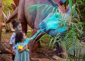 return of the dinosaurs at roger williams park zoo photo