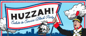 huzzah salute to service block party photo