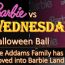 barbie vs wednesday halloween ball small photo