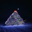 holiday hay bale tree lighting at powisset farm small photo