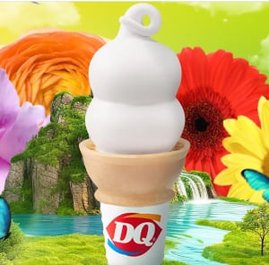 free cone day at dairy queen photo
