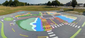 bike towns in boston kid-friendly bike practice spaces photo