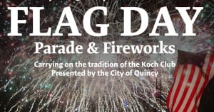 annual quincy flag day parade celebration photo