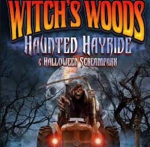 witch's woods screampark haunted hayride 2024 photo