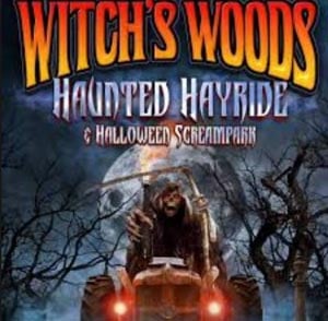 witch's woods screampark  haunted hayride 2023 photo