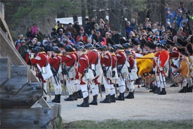concord patriots' day parade drone show photo