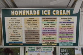 white farms homemade ice cream photo